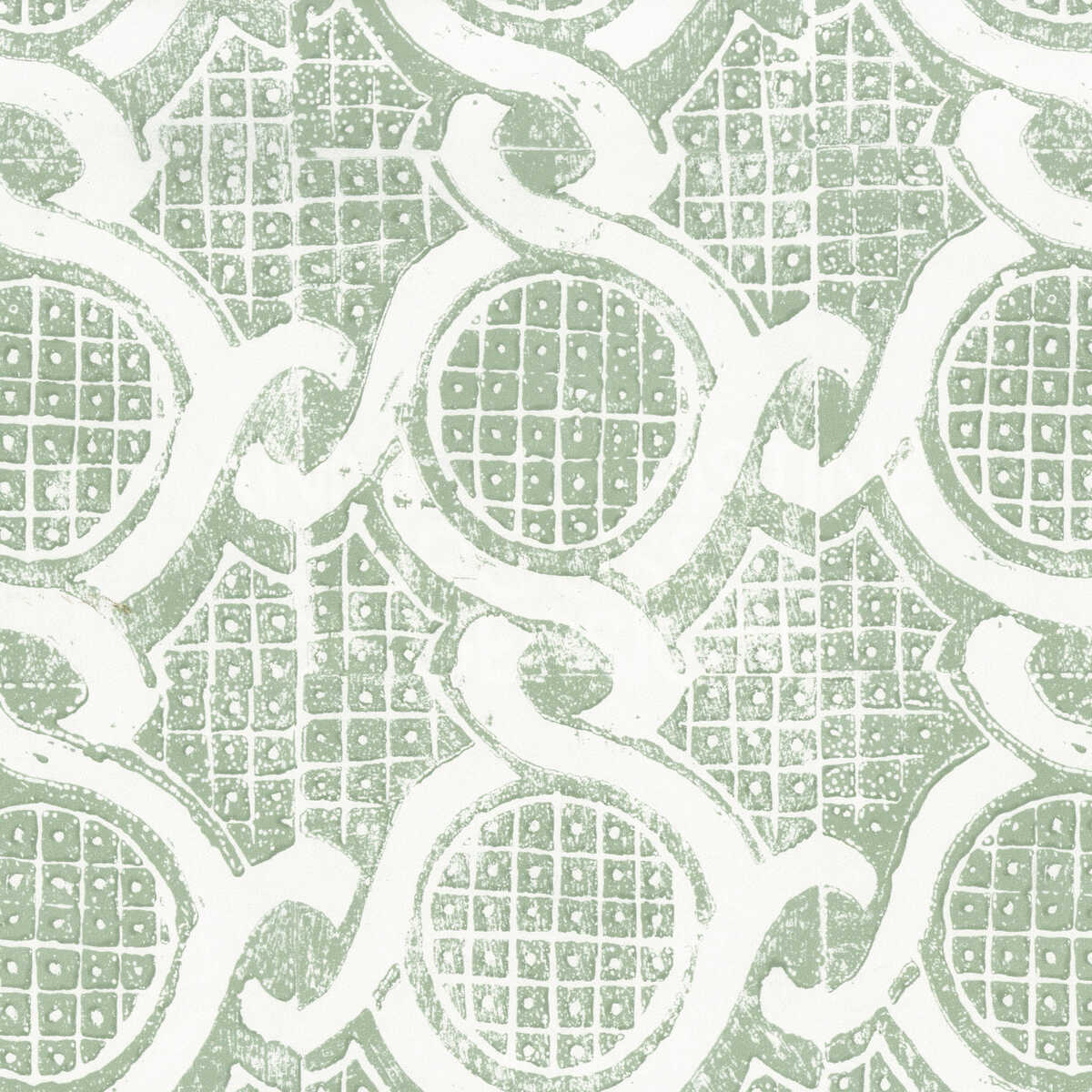 Chain Wallpaper - Green - LEE JOFA Wallpaper
