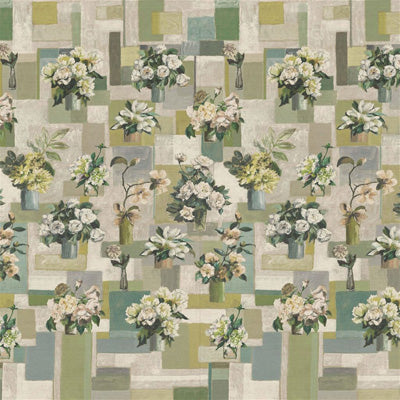 celadon-vase-grasscloth-designers-guild-pdg1205-01 - Designers Guild Wallpaper