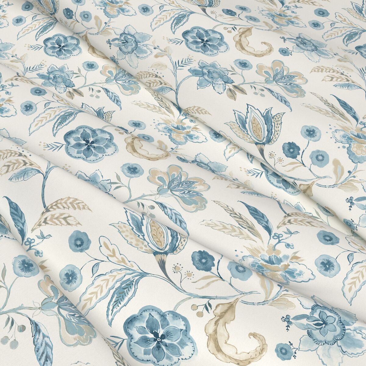 Anushka - China Blue - Pure Edit Fabric