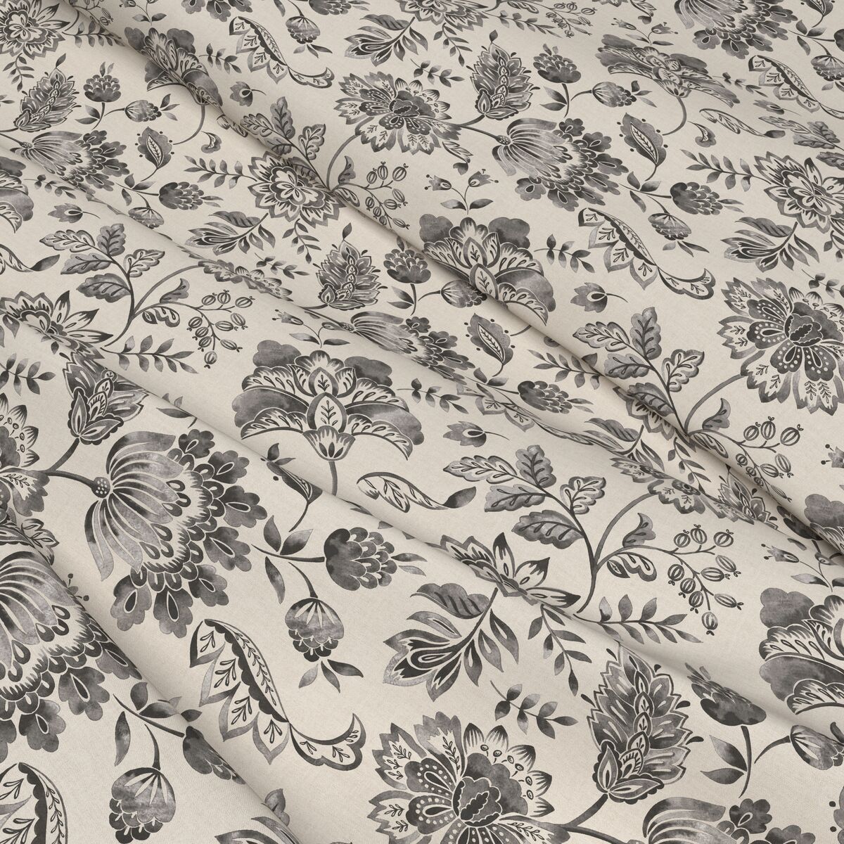 Kamila - Charcoal - Pure Edit Fabric