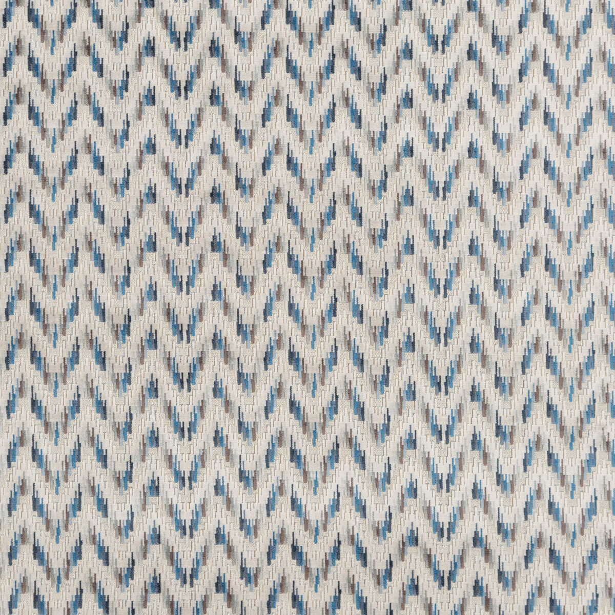 Carnival Chevron - Indigo - BAKER LIFESTYLE Fabric