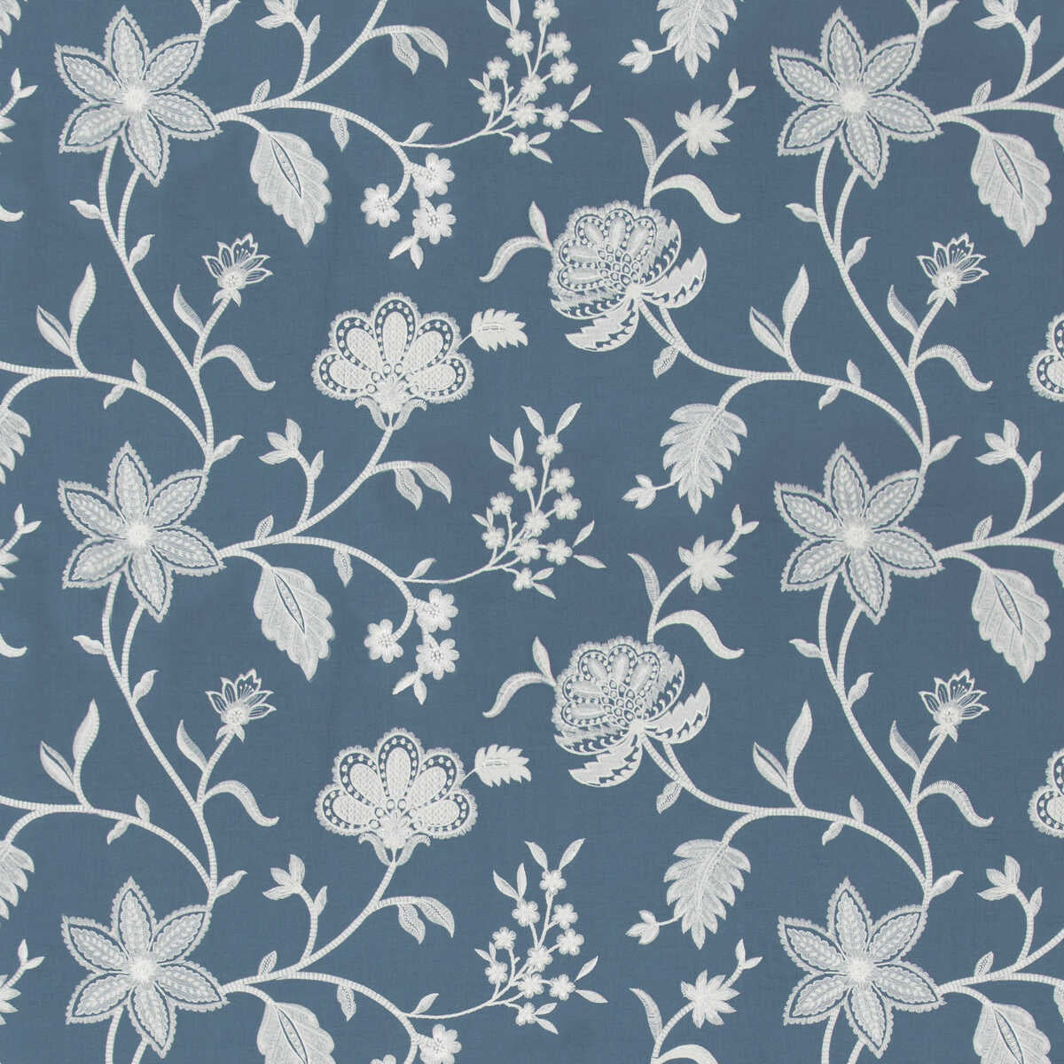 Petherton - Blue - BAKER LIFESTYLE Fabric
