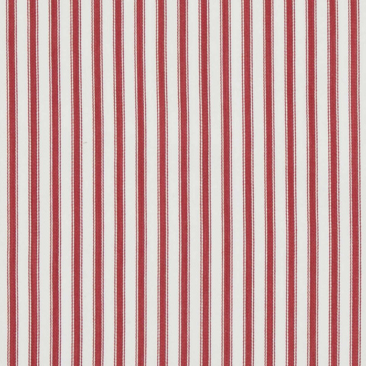 Sherborne Ticking - Red - BAKER LIFESTYLE Fabric