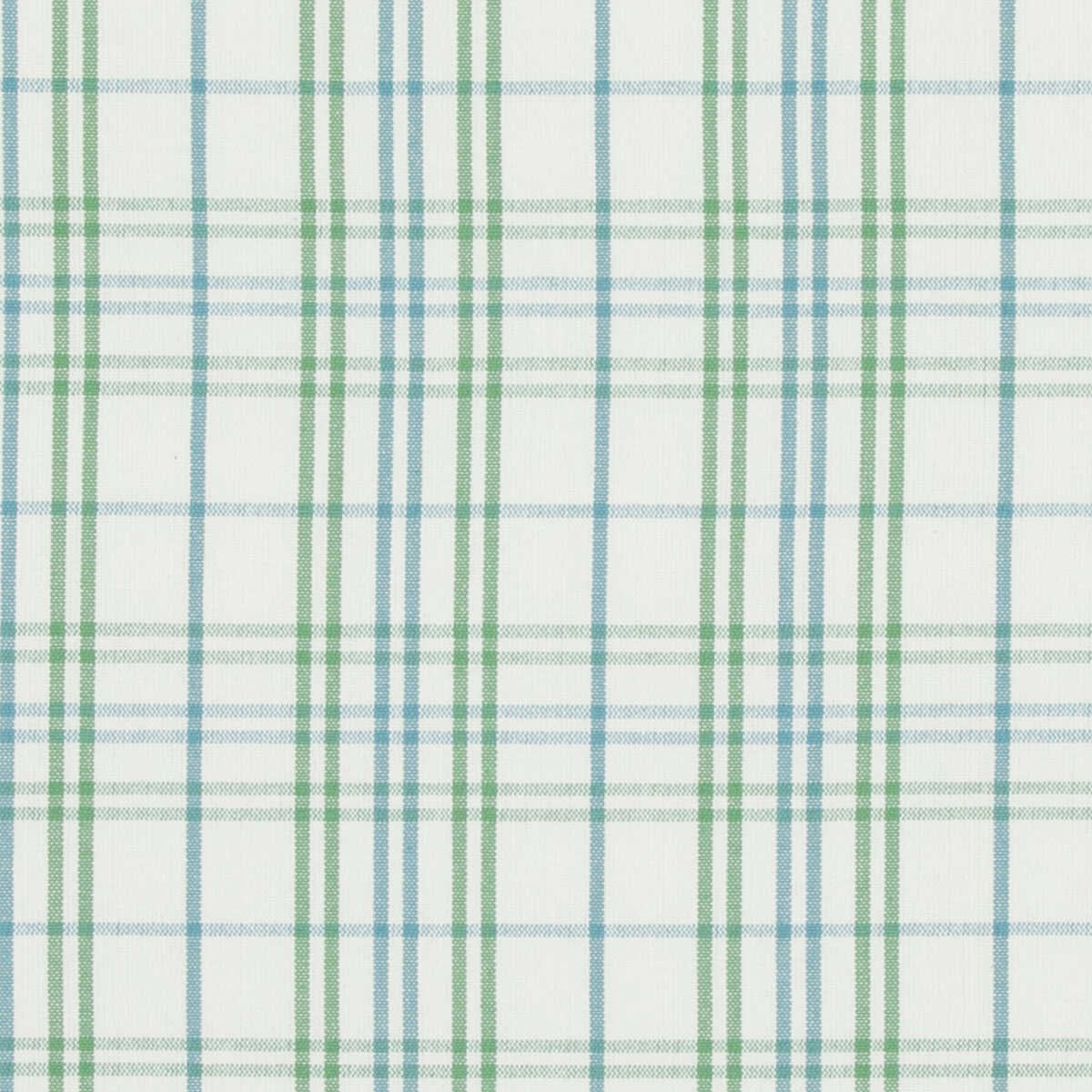 Purbeck Check - Green/Aqua - BAKER LIFESTYLE Fabric