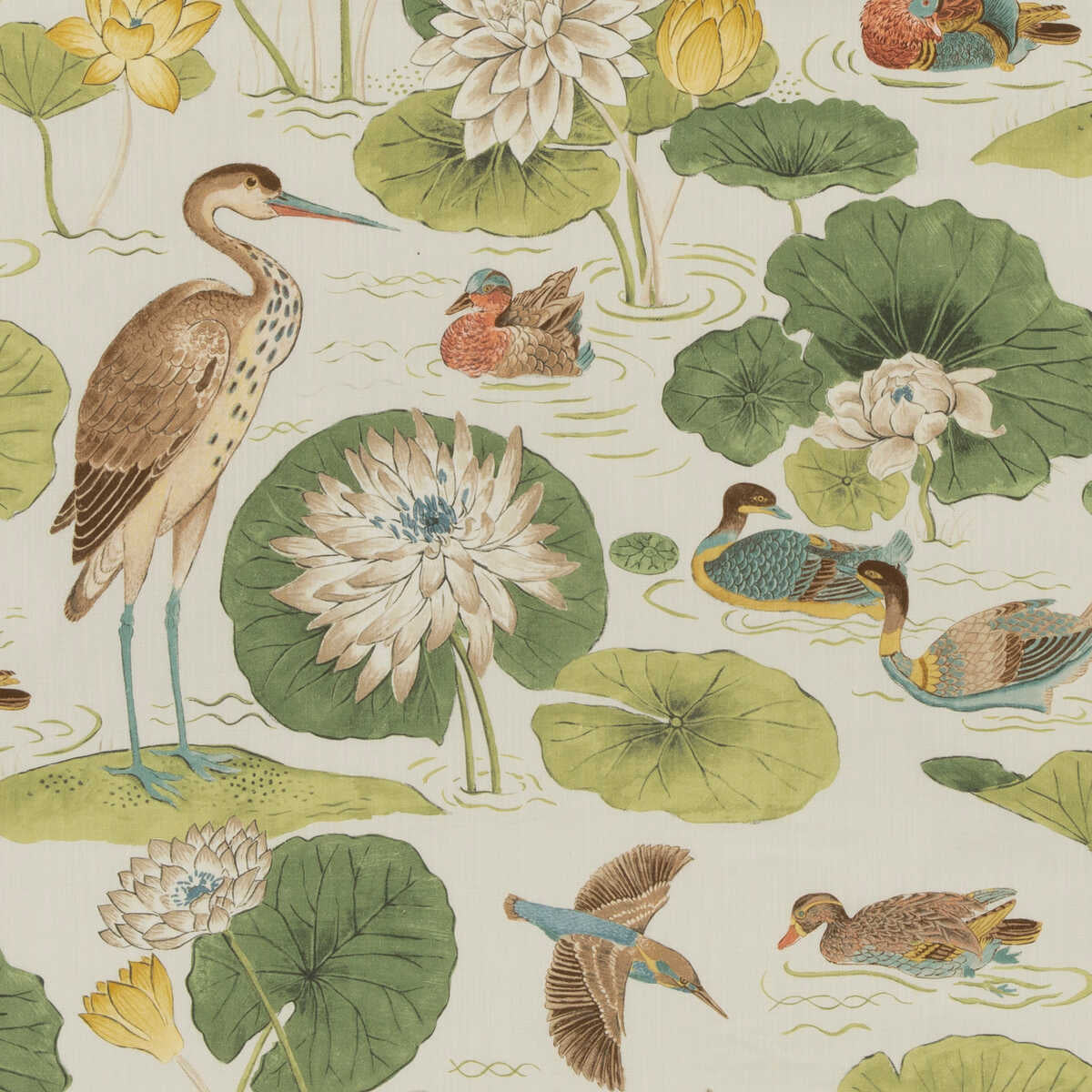 Ellingham - Green - BAKER LIFESTYLE Fabric