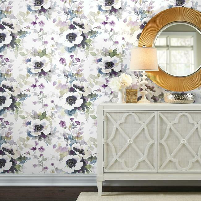 garden-anemone-premium-peel-stick-wallpaper-lilac-green-york-wallcoverings-psw1082rl