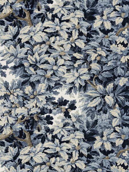 Bois De Chene - Ultramarine by Scalamandre Fabric - Scalamandre Fabric