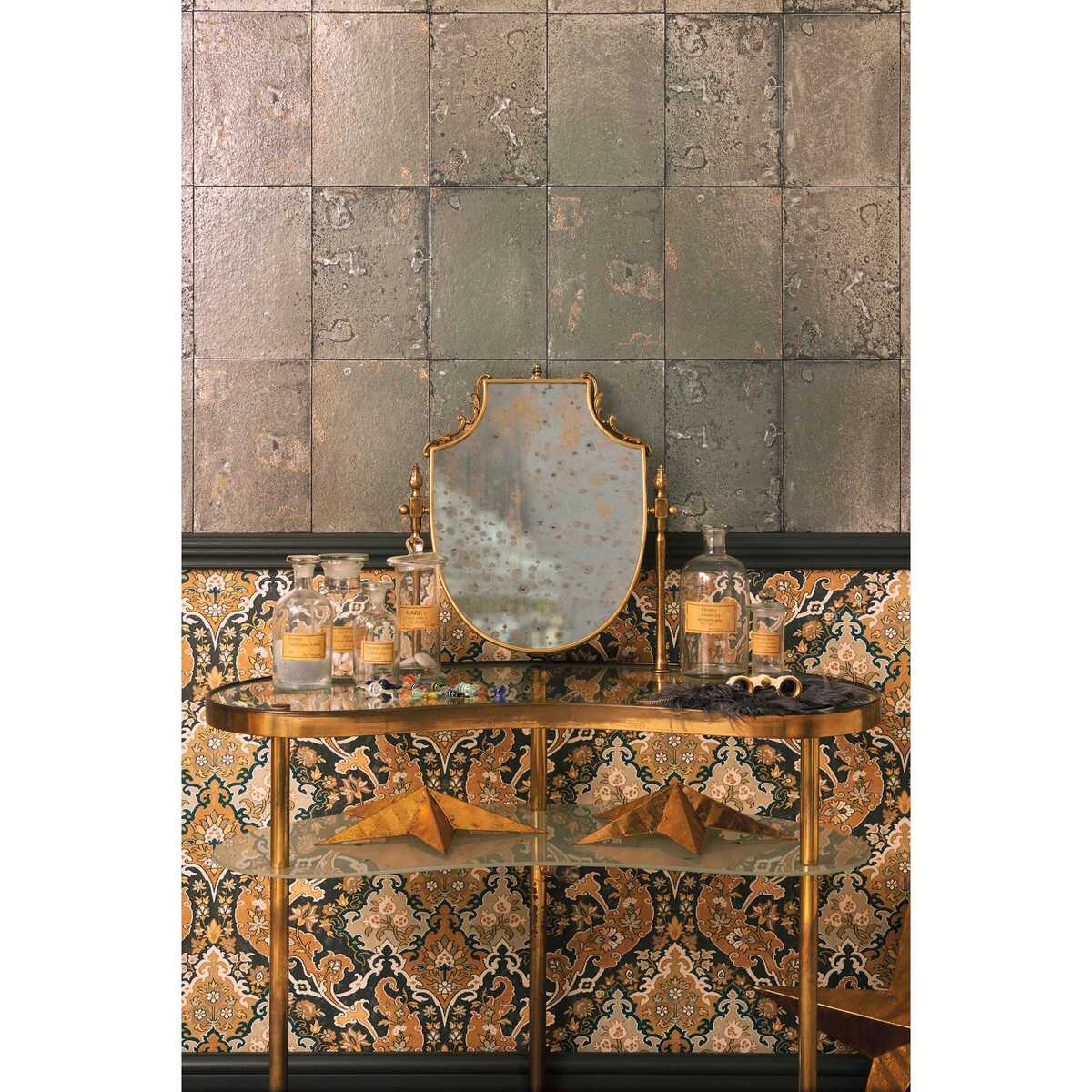 Pushkin - Ginger & Charcaol - COLE & SON Papel pintado