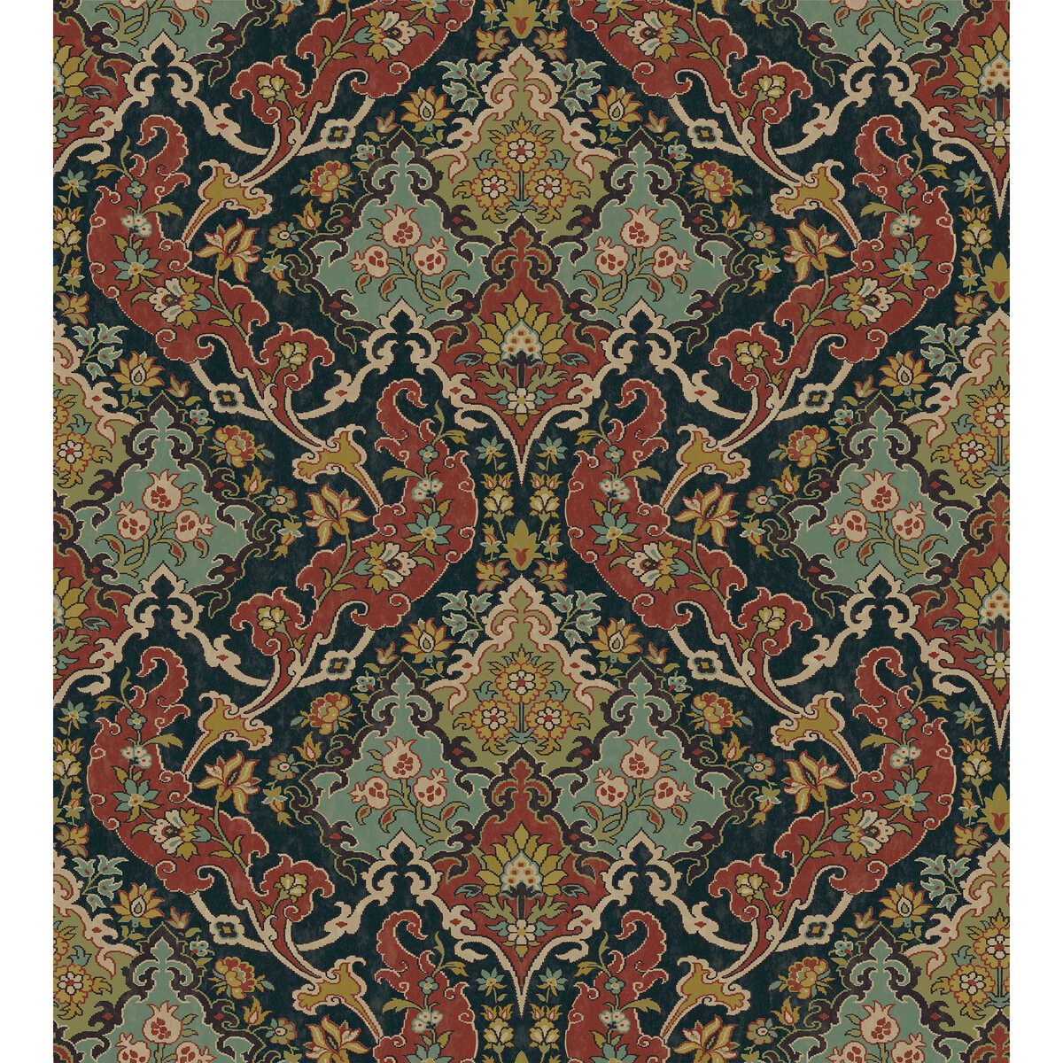 Pushkin - Multi-Coloured - COLE & SON Wallpaper