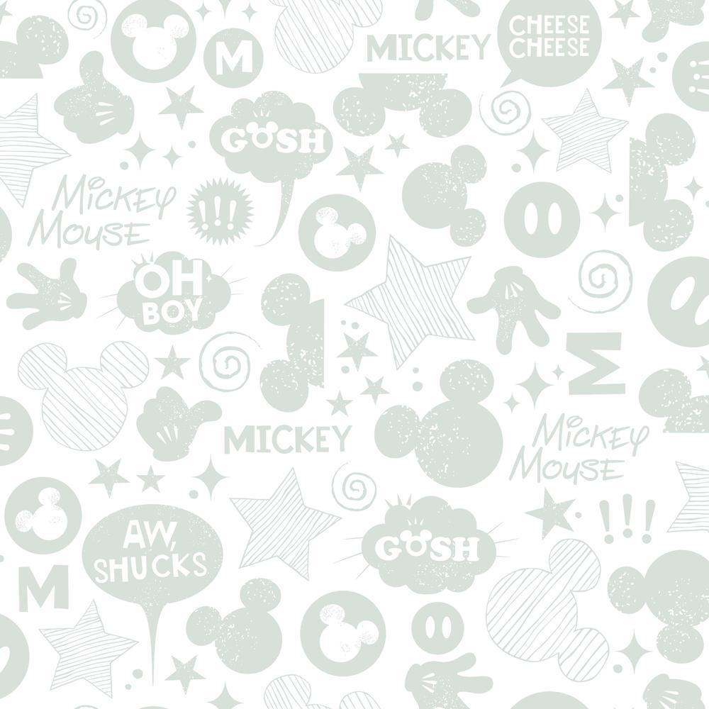 Disney Mickey Mouse Icons Peel and Stick Wallpaper - York Wallcoverings - RMK11152WP