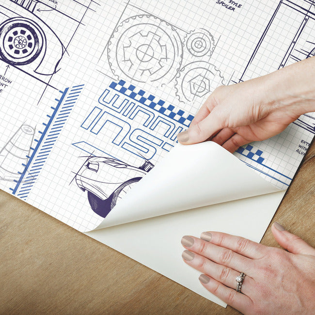 disney-and-pixar-cars-schematic-peel-and-stick-wallpaper-blue-york-wallcoverings-rmk11803wp