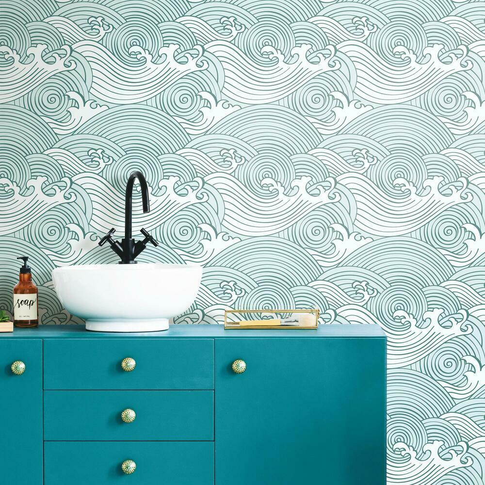 asian-waves-peel-stick-wallpaper-black-york-wallcoverings-rmk11901rl