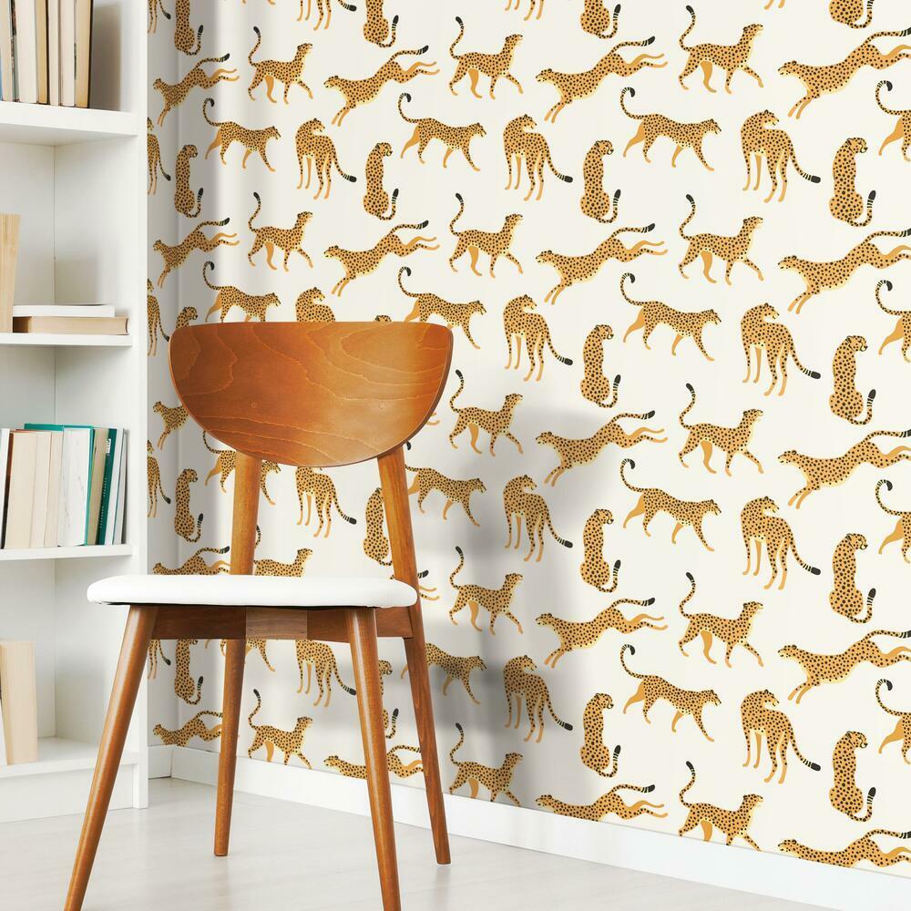 cheetah-cheetah-peel-stick-wallpaper-white-york-wallcoverings-rmk11985rl