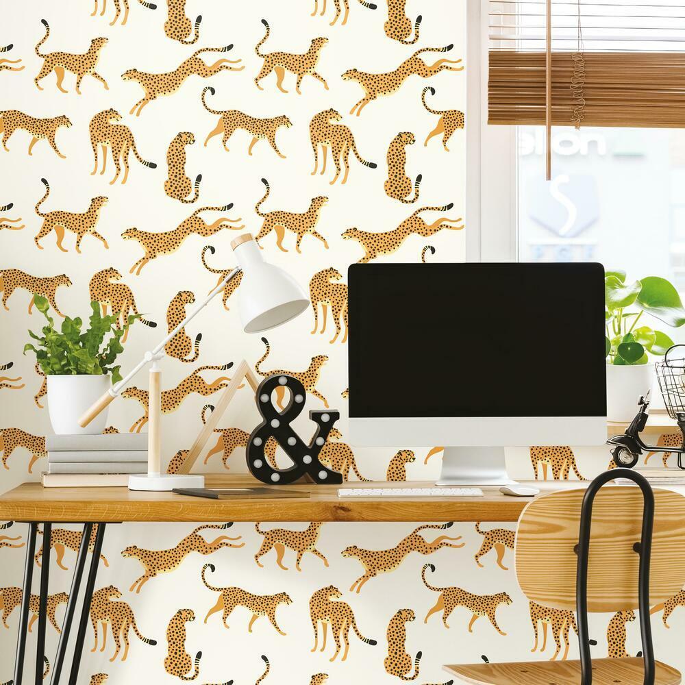 cheetah-cheetah-peel-stick-wallpaper-white-york-wallcoverings-rmk11985rl