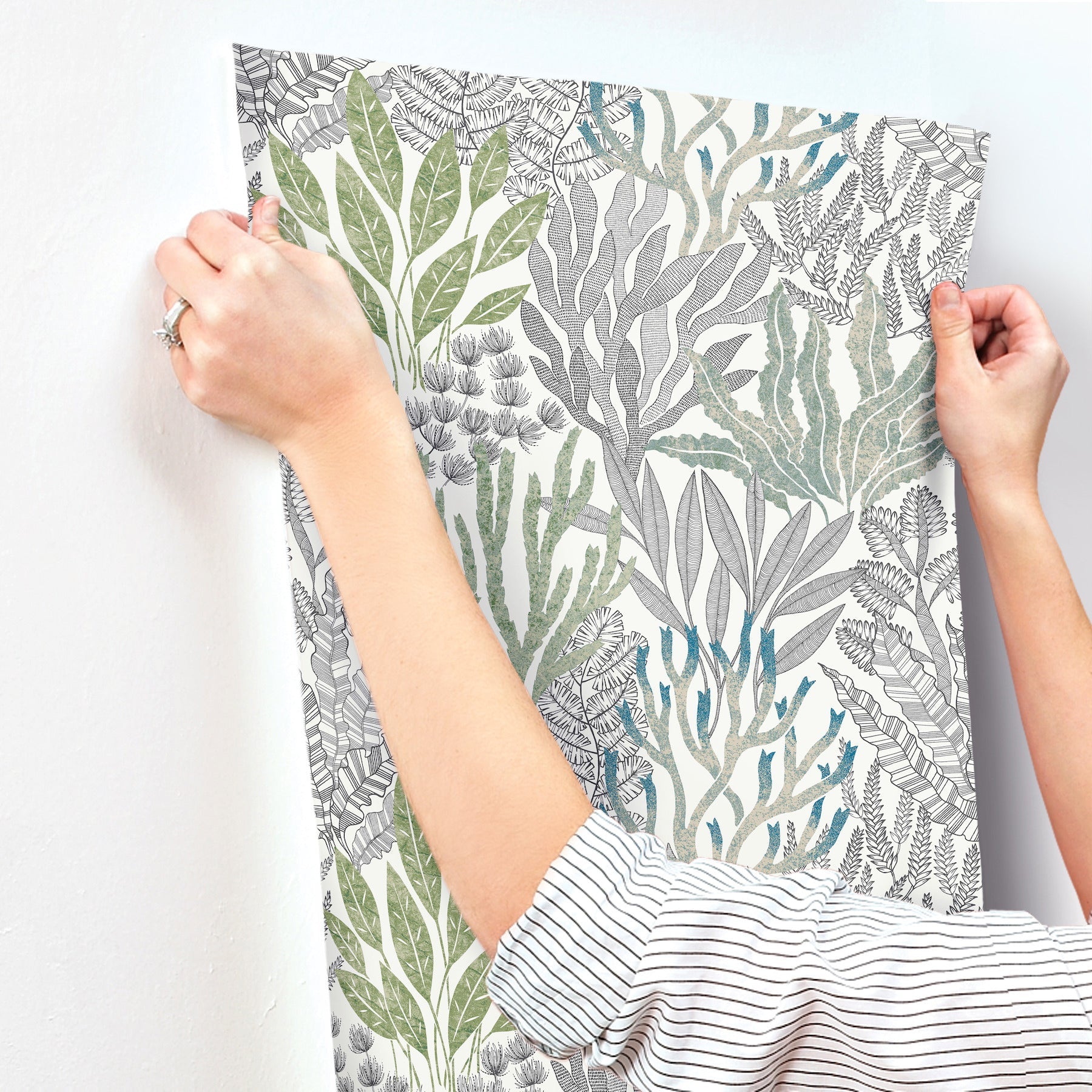 coral-leaves-wallpaper-blue-green-york-wallcoverings-rt7803