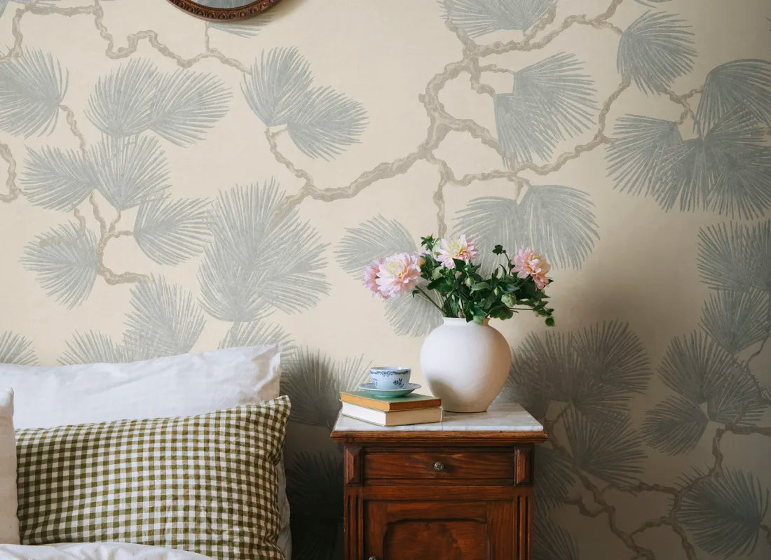 PINE - MURAL MISTY BLUE WSB PINEM 0489 by Sandberg Wallcovering