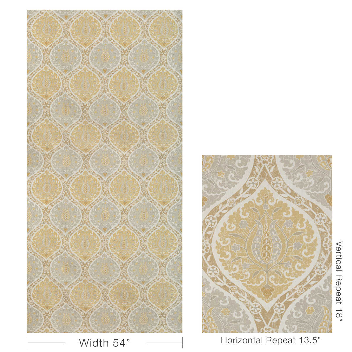 San Polo - Maize - KRAVET BASICS Fabric