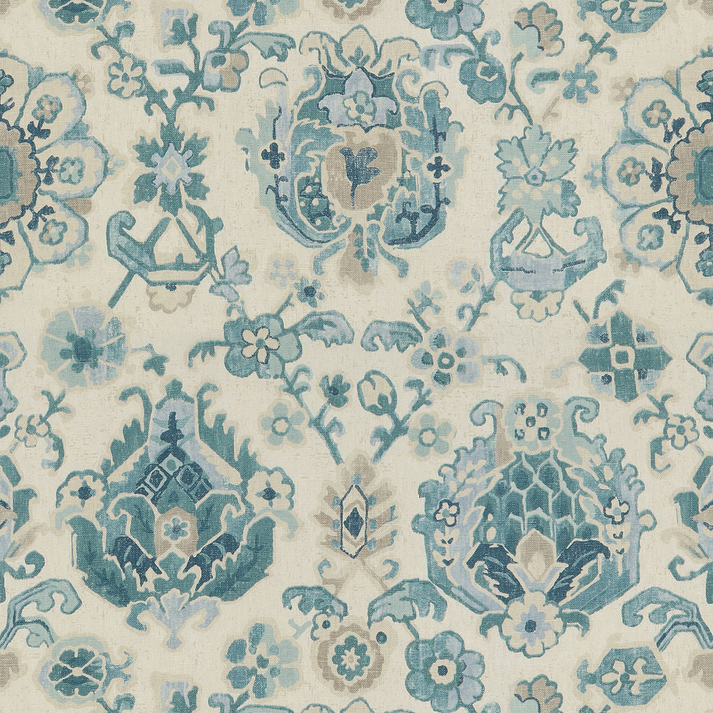 Saroukrug - Aquamarine - Kravet Basics Fabric