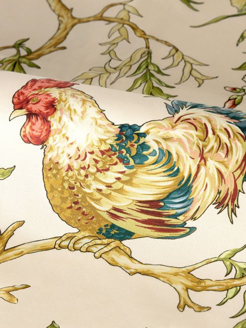 Chanticleer - Mostaza de Tela Scalamandre - Scalamandre Tela