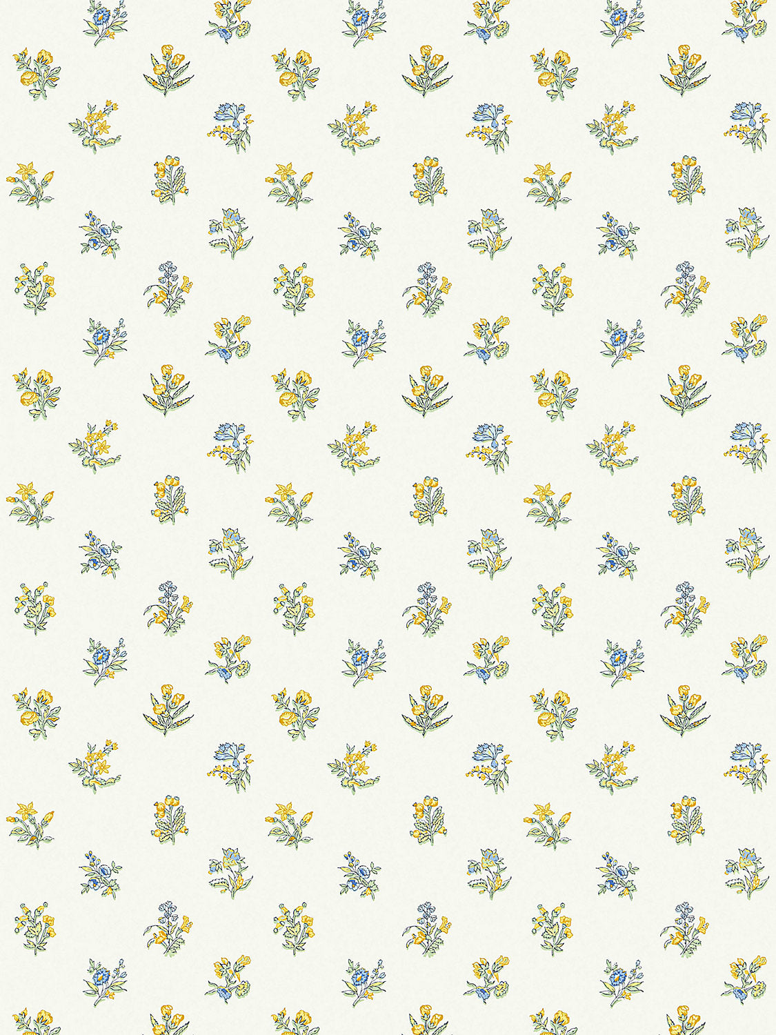 Summer Flora Wallcovering - Golden Meadow - Scalamandre Wallpaper