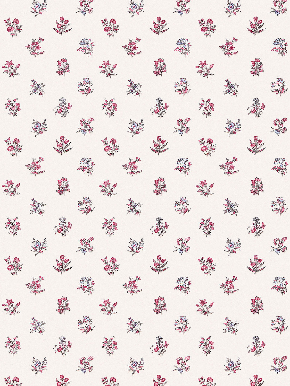 Summer Flora Wallcovering - Pastel Peony - Scalamandre Wallpaper