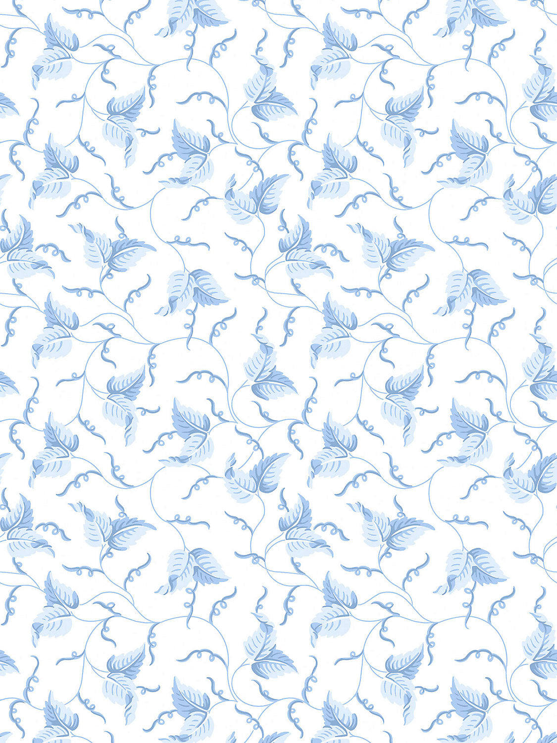 Angle Leaf Wallcovering - Blue Jay - Scalamandre Wallpaper