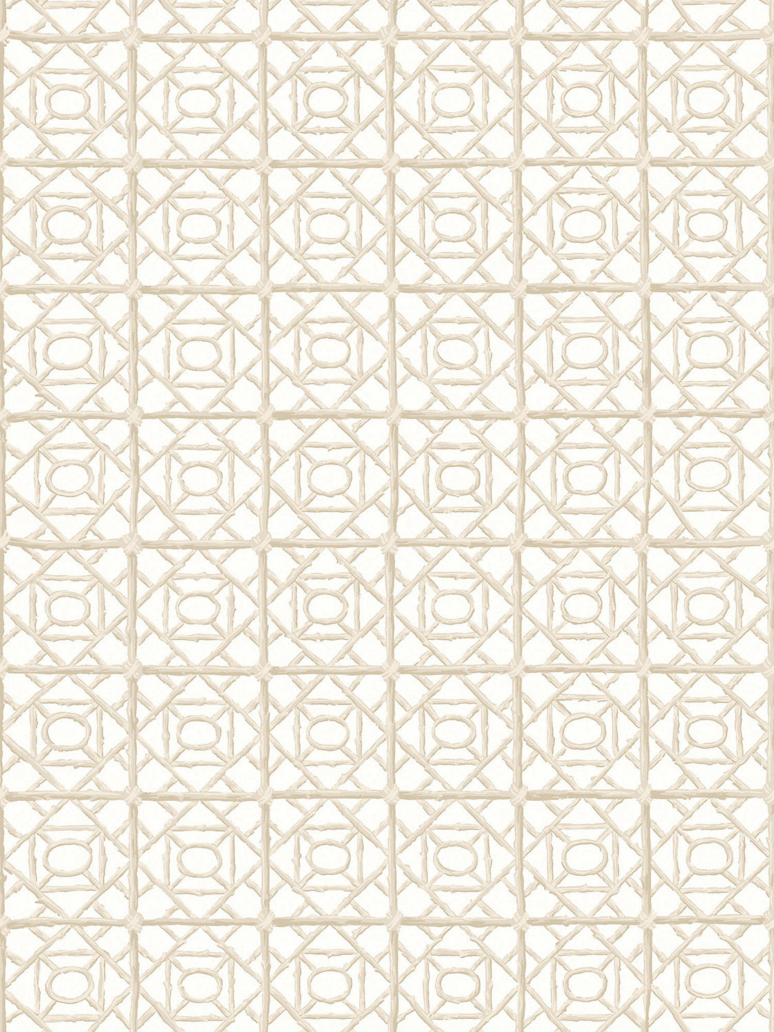 Ormond Fret Wallcovering - Buttercream - Scalamandre Wallpaper