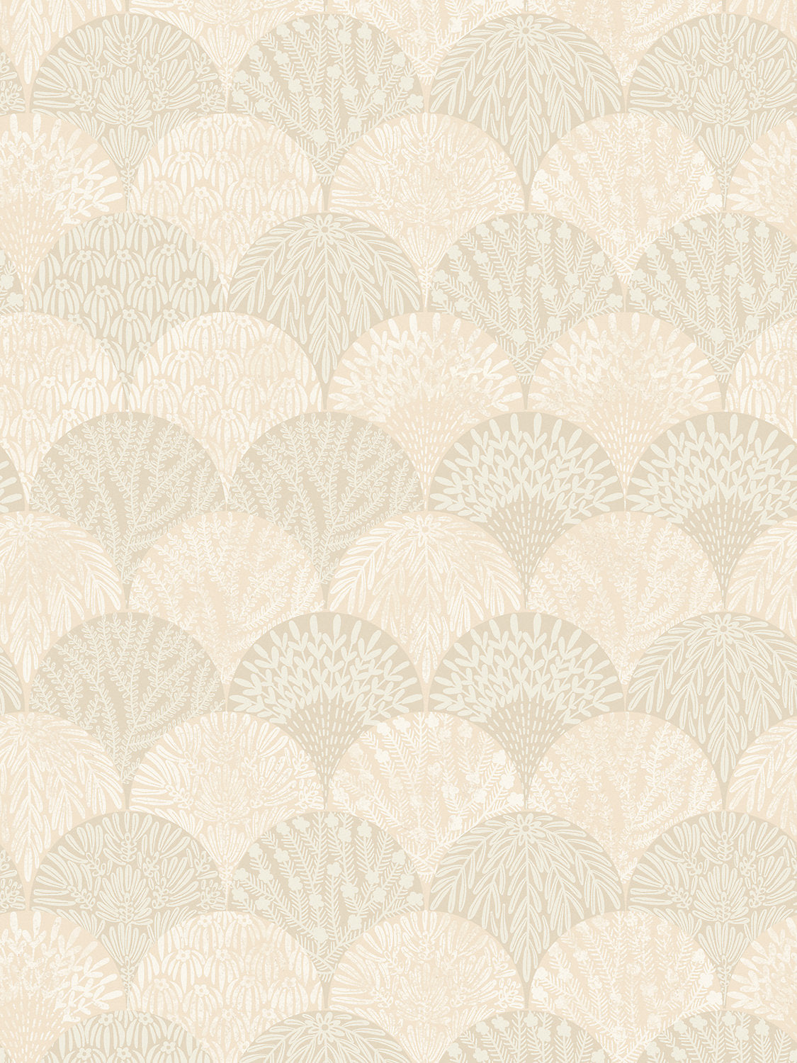 Herb Garden Wallcovering - Parchment