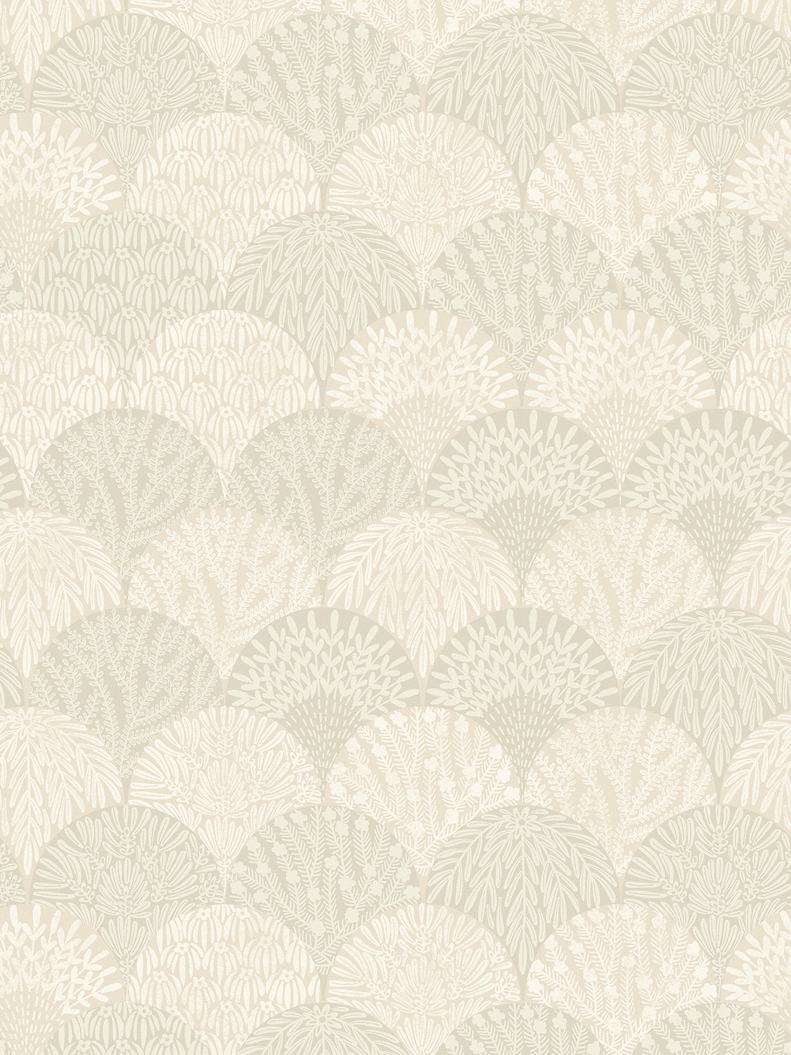 Herb Garden Wallcovering - Linen
