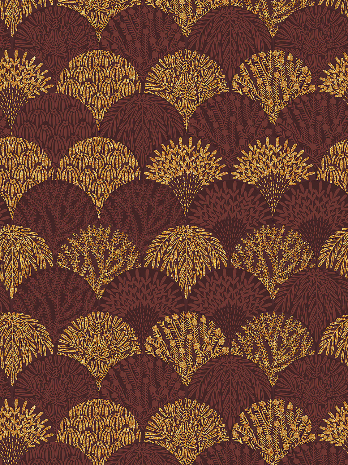 Herb Garden Wallcovering - Port - Scalamandre Wallpaper