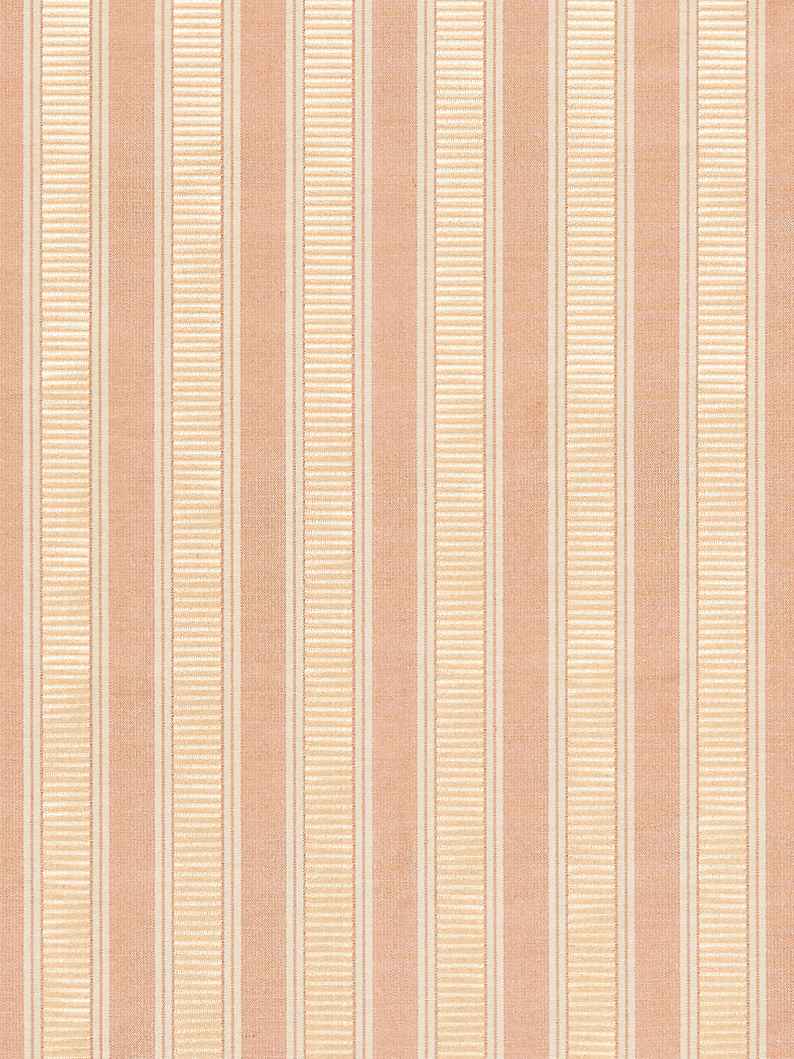 Shirred Stripe - Peach & Beige