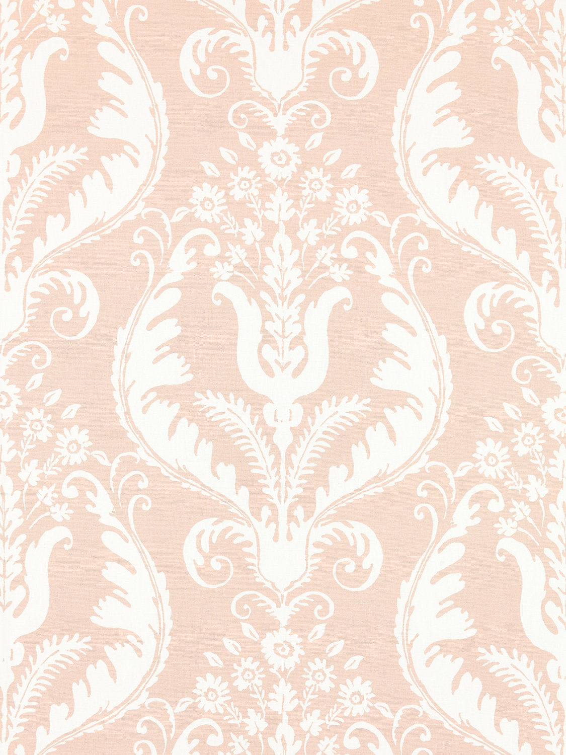 Primavera Linen Print - Blush - Scalamandre Fabric