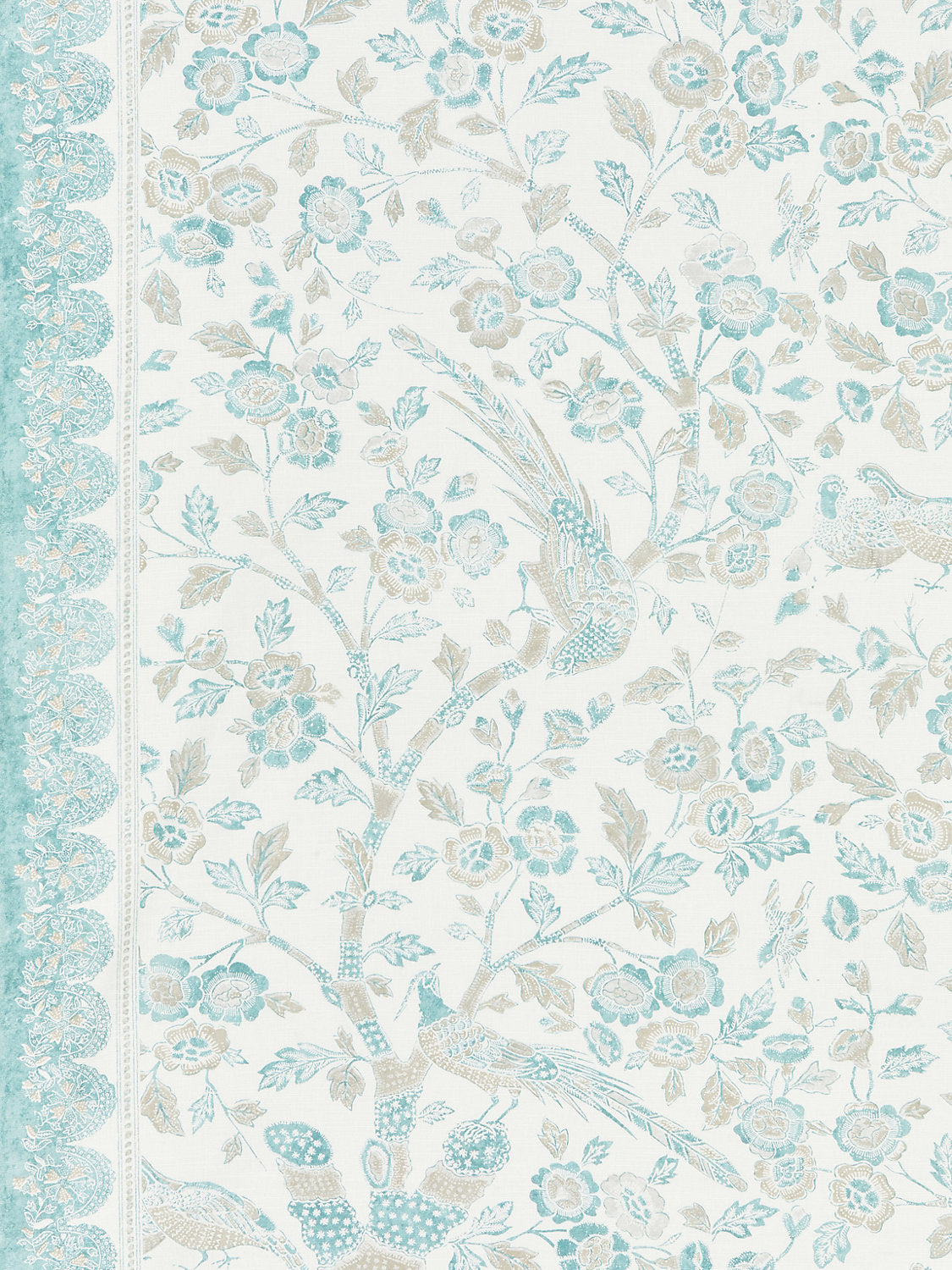 Anissa Print - Misty Island - Scalamandre Fabric