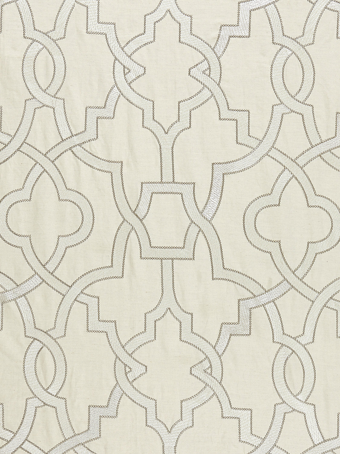 Damascus Embroidery - Alabaster - Scalamandre Fabric