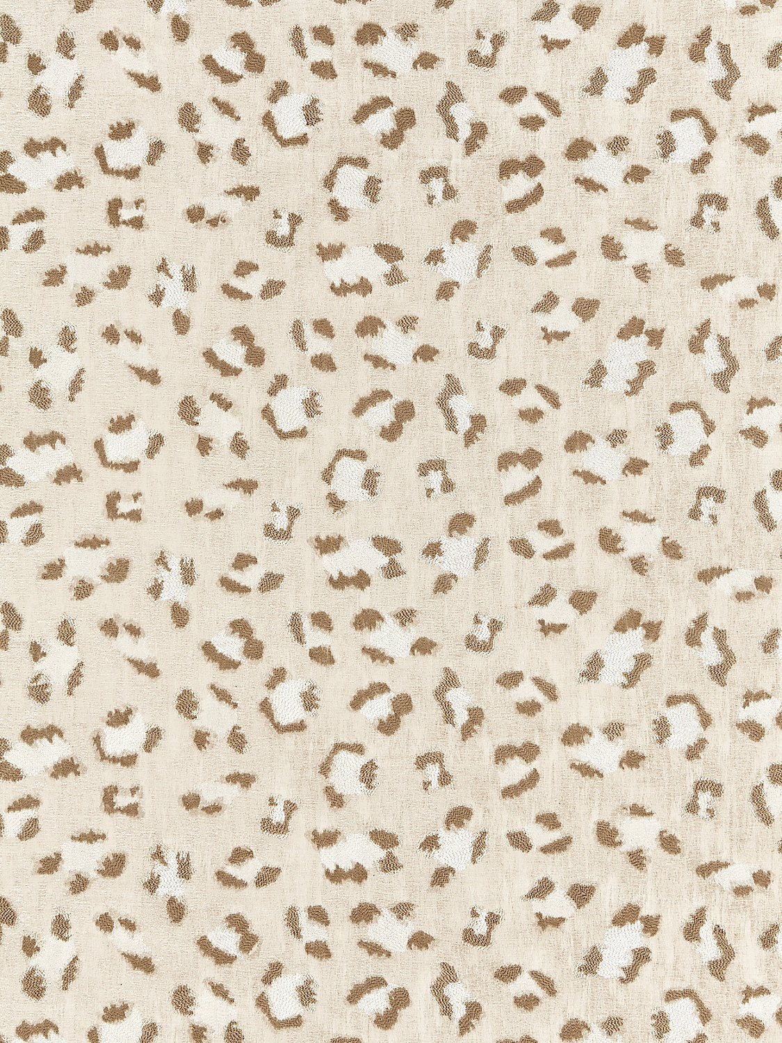 Broderie Leopard - Camel On Cream