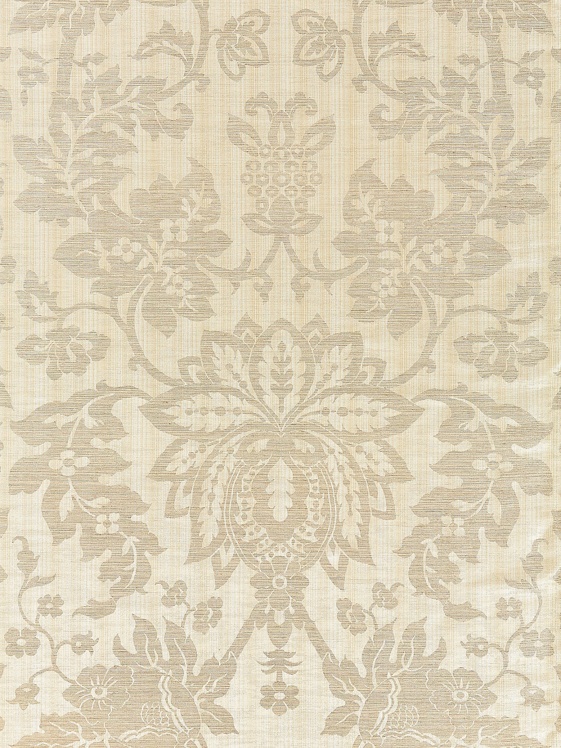 Metalline Damask - Champagne - Scalamandre Fabric