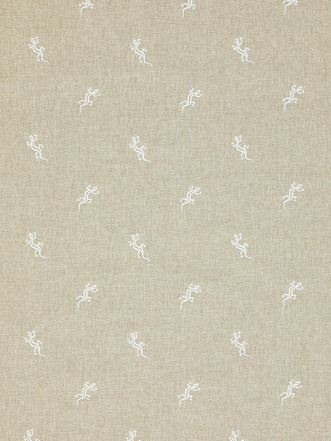 Gecko Embroidery | Outdoor - Limestone