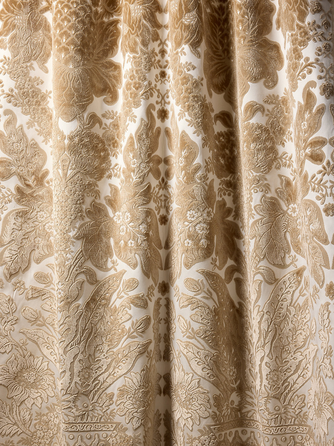 Regis Velvet Damask - Fawn - Scalamandre Fabric