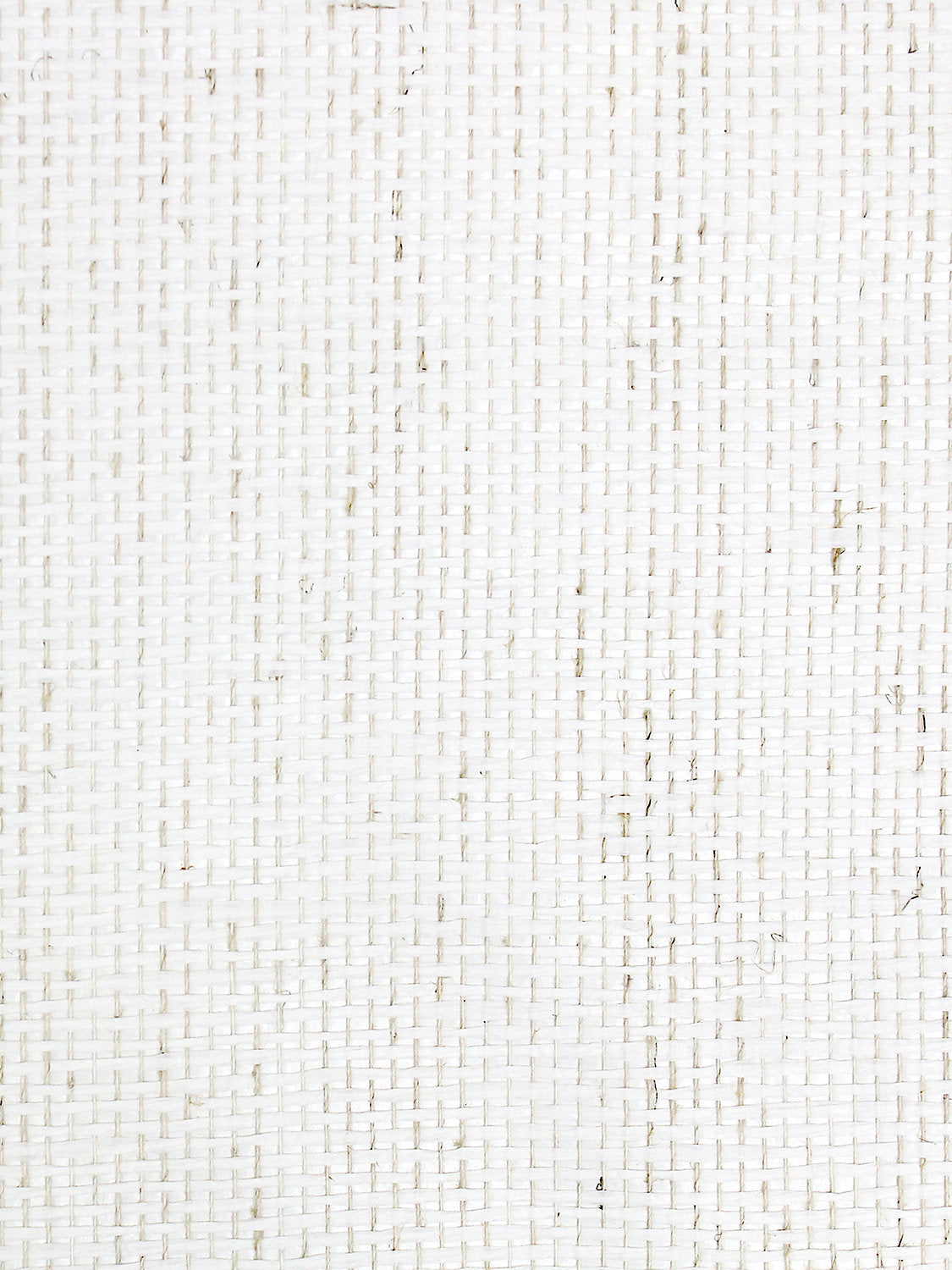 Basket Weave G1190 - White - Scalamandre Wallpaper