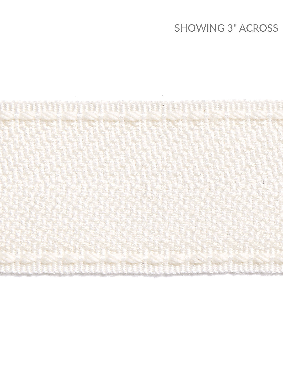 Montauk Herringbone Tape - Snow - Scalamandre Trim