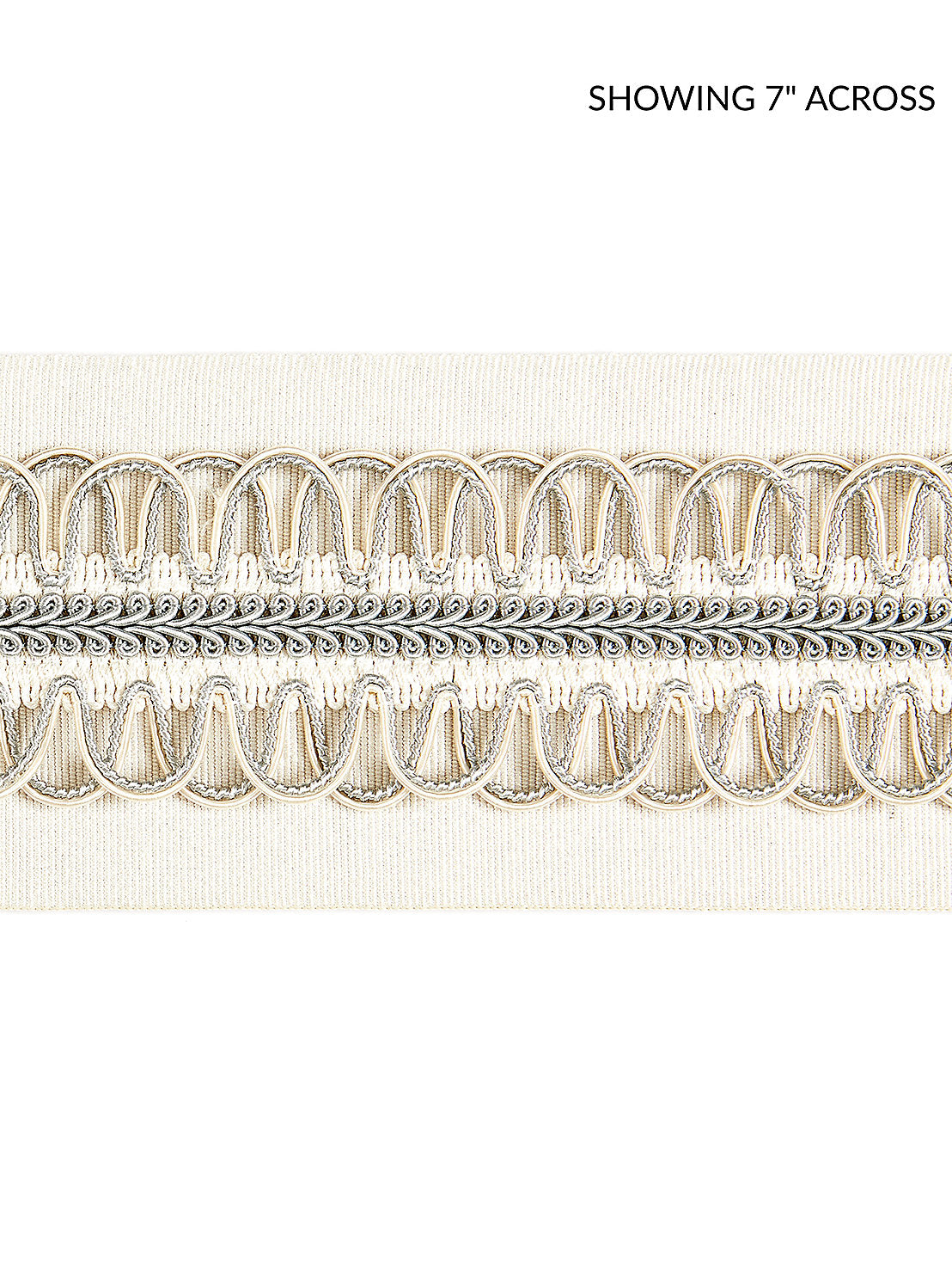 Colette Braided Tape - Cloud - Scalamandre Trim