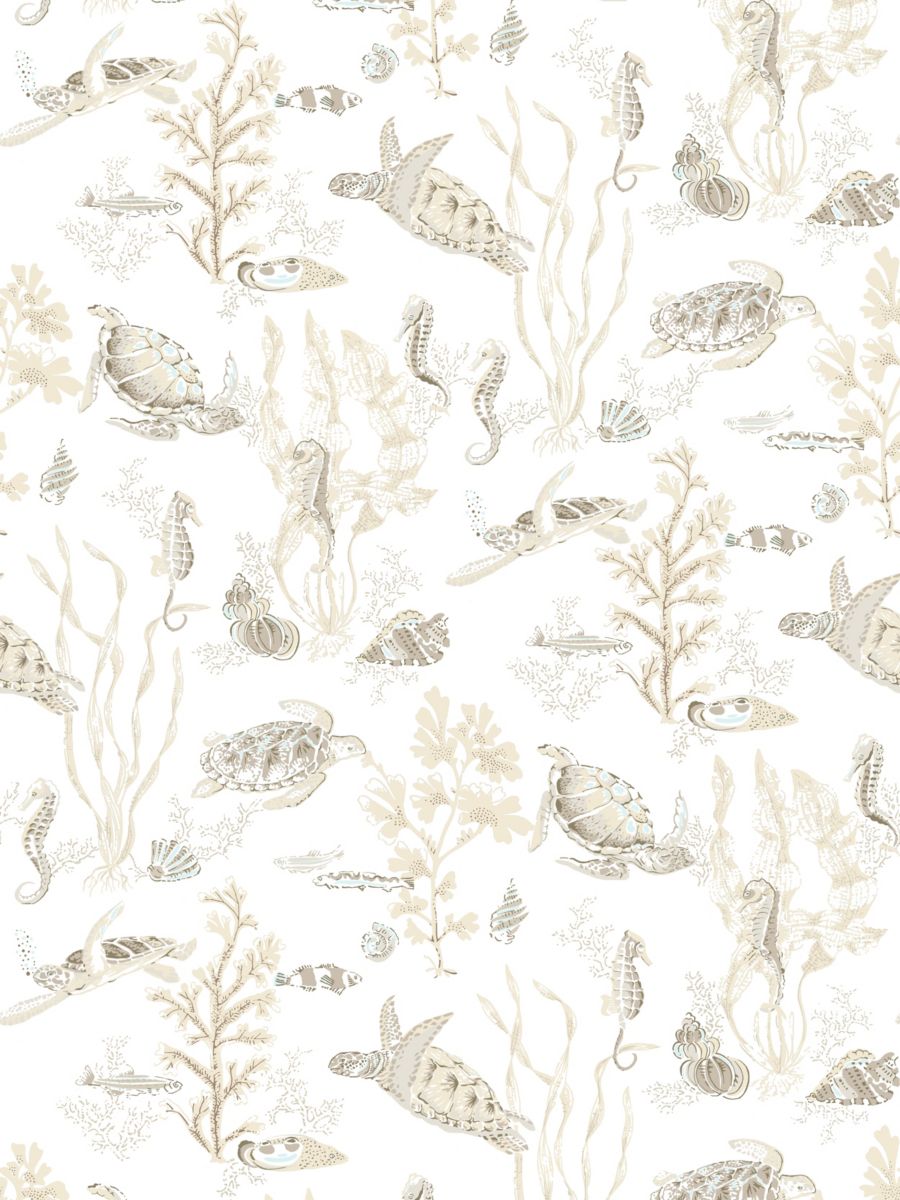 Garparilla - Vinyl II wallpaper in Sand by Scalamandré - Scalamandre Wallpaper
