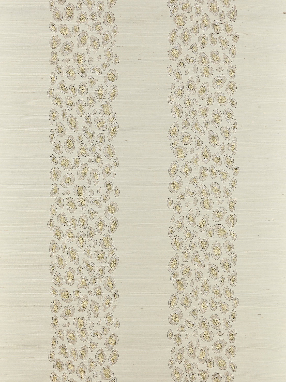Catwalk Embellished Grasscloth - Pearl
