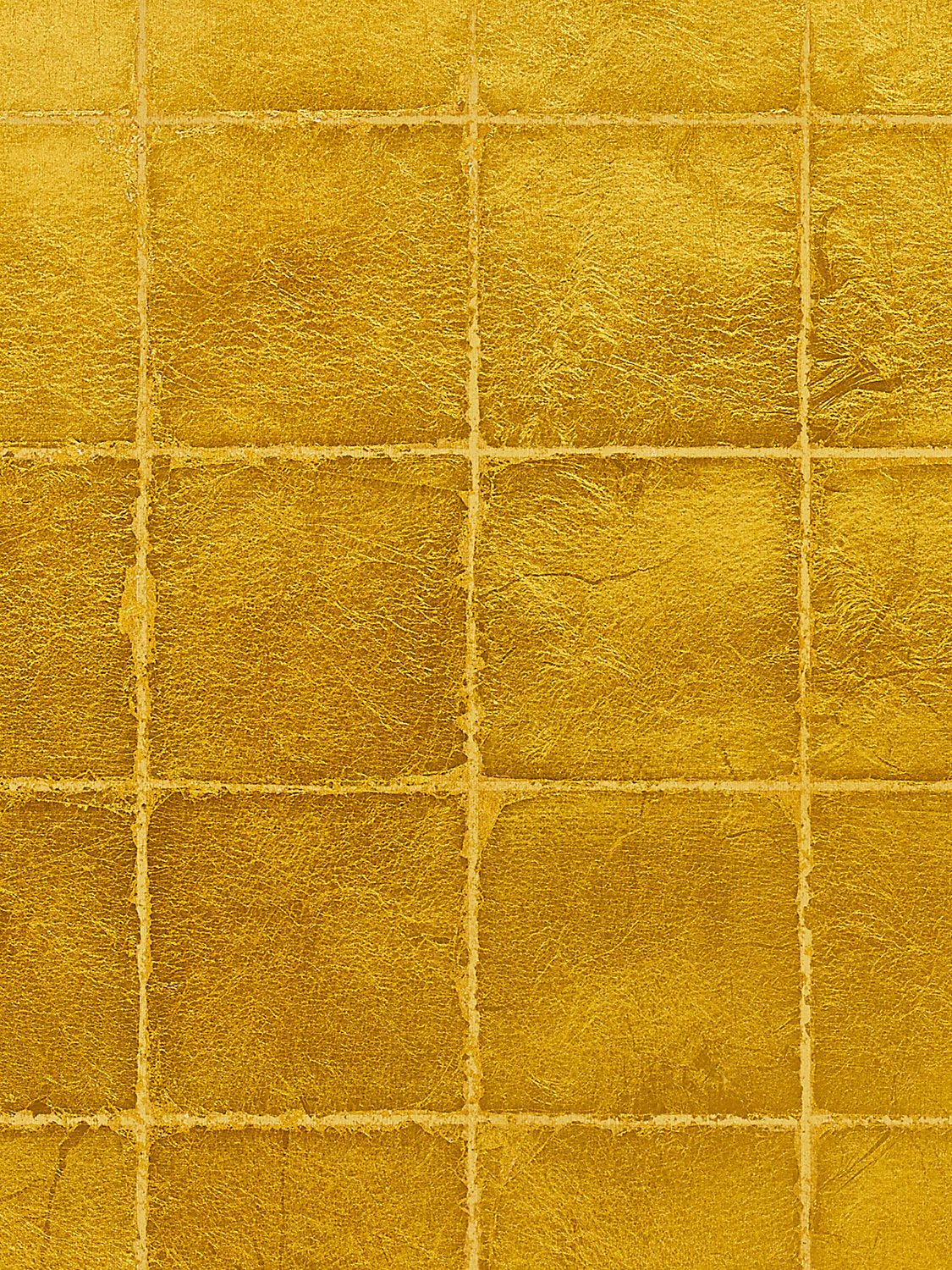 Golden Square - Gold - Scalamandre Wallpaper