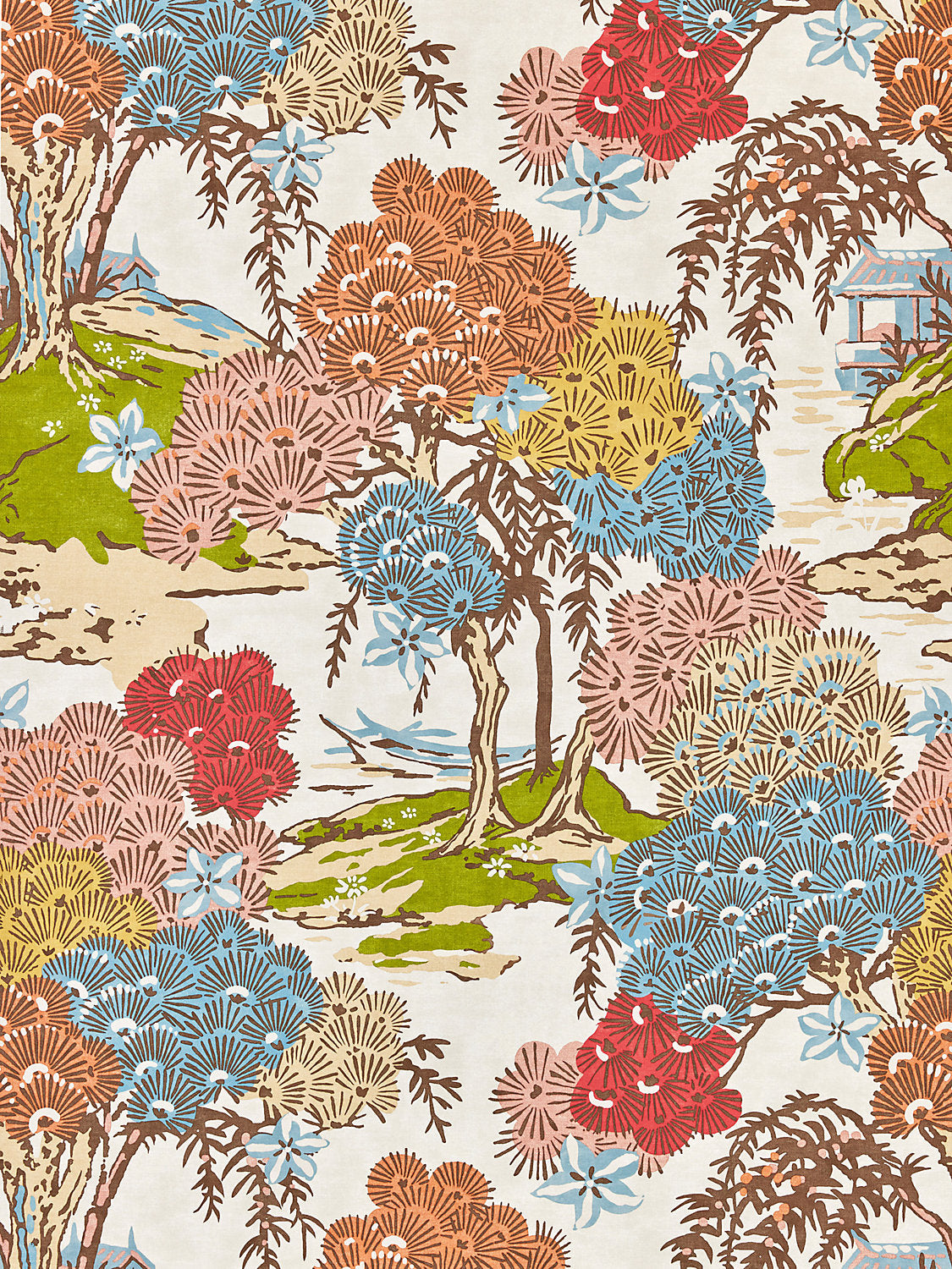 Sea Of Trees | Wallcovering - Sunrise