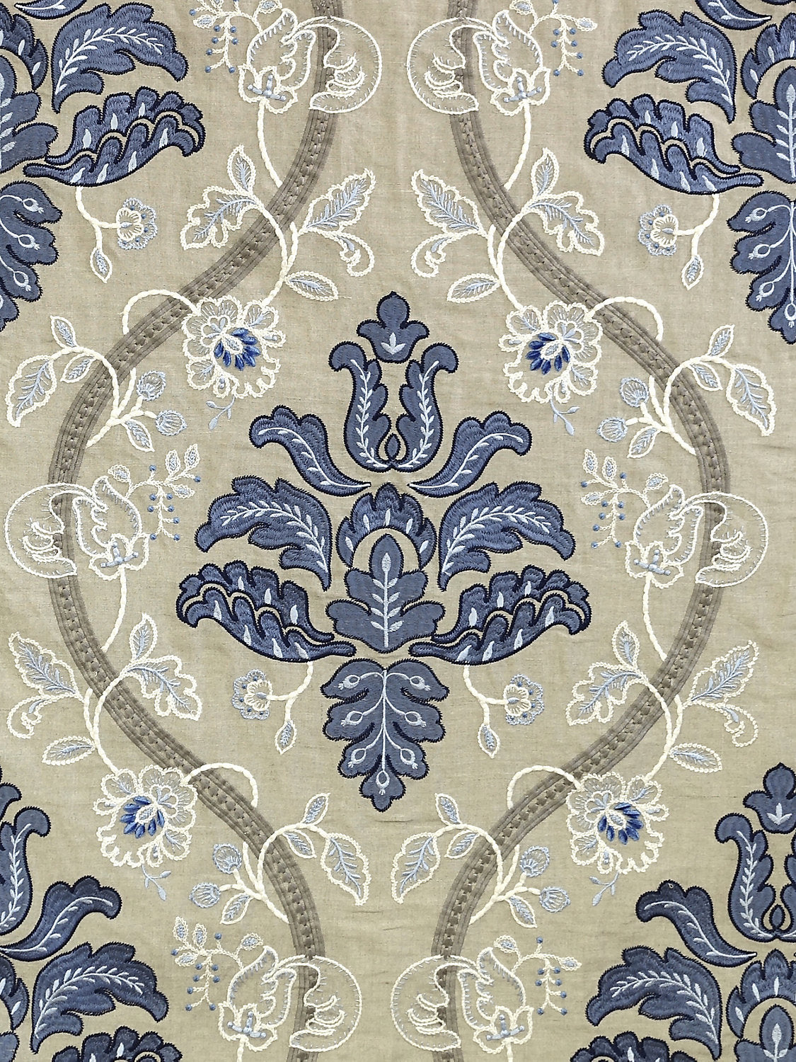 Isabella Embroidery - Porcelain