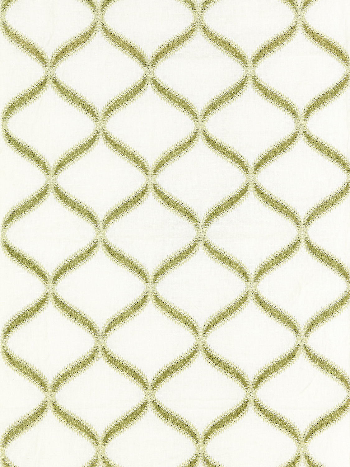 Rondure Embroidery - Fern - Scalamandre Fabric