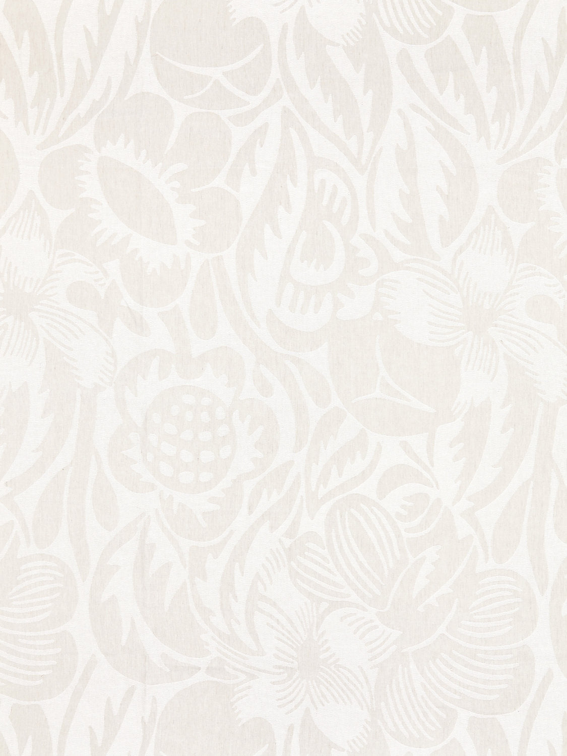 Deco Flower - Pearl Grey - Scalamandre Fabric