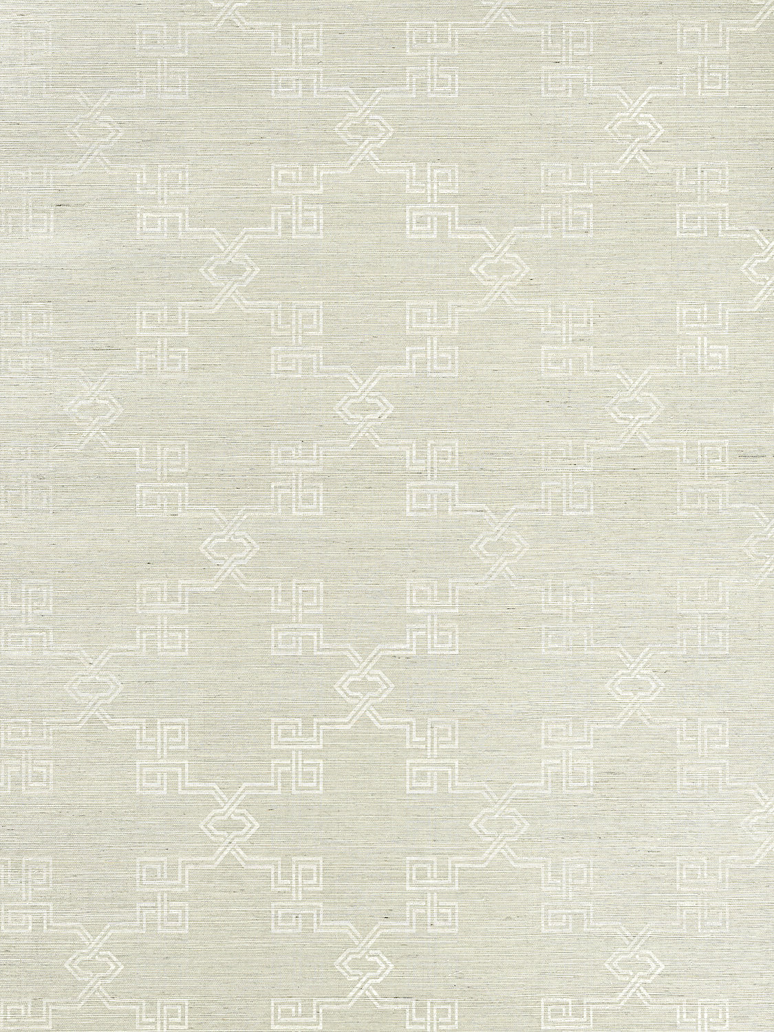 Suzhou Lattice Sisal - Haze - Scalamandre Wallpaper