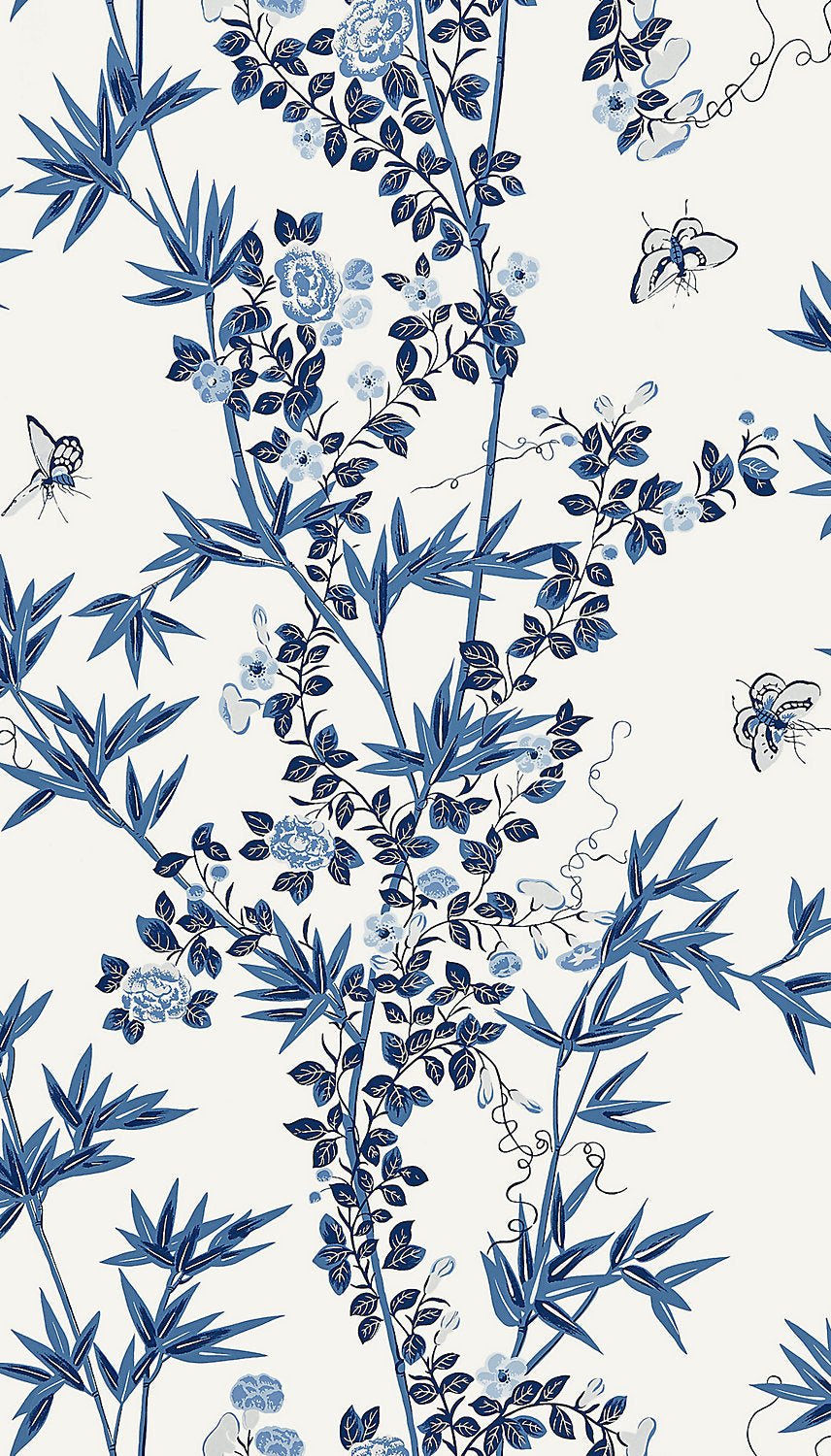 Jardin De Chine - Porcelain - Scalamandre Wallpaper